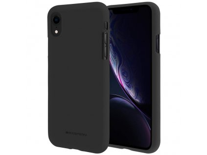 Černý obal Mercury Soft Feeling pro iPhone XR