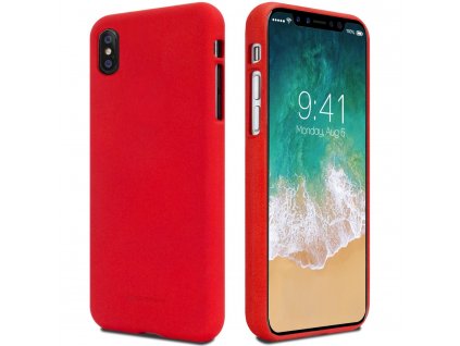 Ochranný zadní kryt Mercury Soft Feeling pro iPhone X/XS Červený