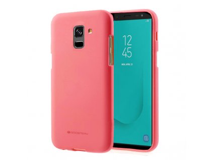 Růžový obal Mercury Soft Feeling pro Samsung Galaxy J6 Plus (2018)