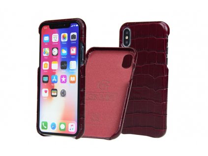 cover crocco bordeaux carastyle iphone x xs krytnamobil.cz