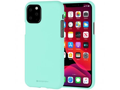 Tyrkysový obal Mercury Soft Feeling pro iPhone 11 PRO