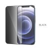 hoco shatterproof edges full screen anti spy tempered glass a21 for iphone 12 mini pro promax black