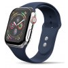 Apple watch silicon band navy