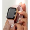 Apple watch silicon band pink sand 2