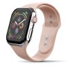Apple watch silicon band pink sand 1