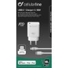 Set nabíječky Cellularline s USB-C konektorem a Lightning kabelu, Power Delivery (PD), 18 W, MFI certifikace