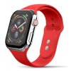 Apple watch silicon band red