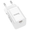 hoco n19 rigorous pd25w wall charger eu white