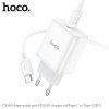 Rychlá USB-C nabíječka do sítě - Hoco, C104A PD20W + USB-C kabel