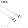Kabel USB-C a USB-C - Hoco, X23 Skilled