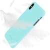 Tyrkysový obal Mercury Soft Feeling pro iPhone XS MAX