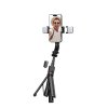 456 3 bezdratova selfie tyc se stativem a led svetlem tech protect l05s cerna