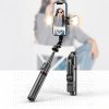456 4 bezdratova selfie tyc se stativem a led svetlem tech protect l05s cerna