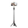 456 5 bezdratova selfie tyc se stativem a led svetlem tech protect l05s cerna