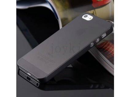 Ultratenký plastový kryt pro Apple iPhone 5 5S SE - černý