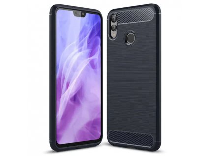 C4M Silikonový obal CARBON pro Huawei Y7 2019 - černý
