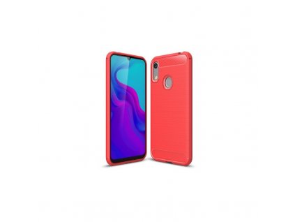 silikonove pouzdro carbon pro honor 8a cervene