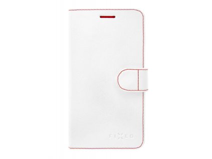 Pouzdro typu kniha FIXED FIT pro Nokia 6.1 Plus - bílé
