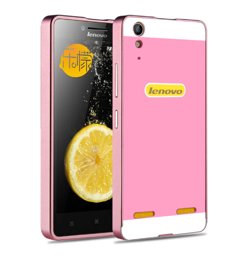 OEM Hliníkový kryt SHINY pro Lenovo A6000 / K3 - Růžový