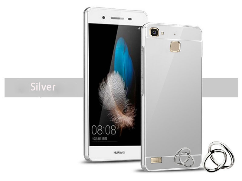 Levně Hliníkový obal kryt pouzdro pro Huawei Ascend P7 - Stříbrný