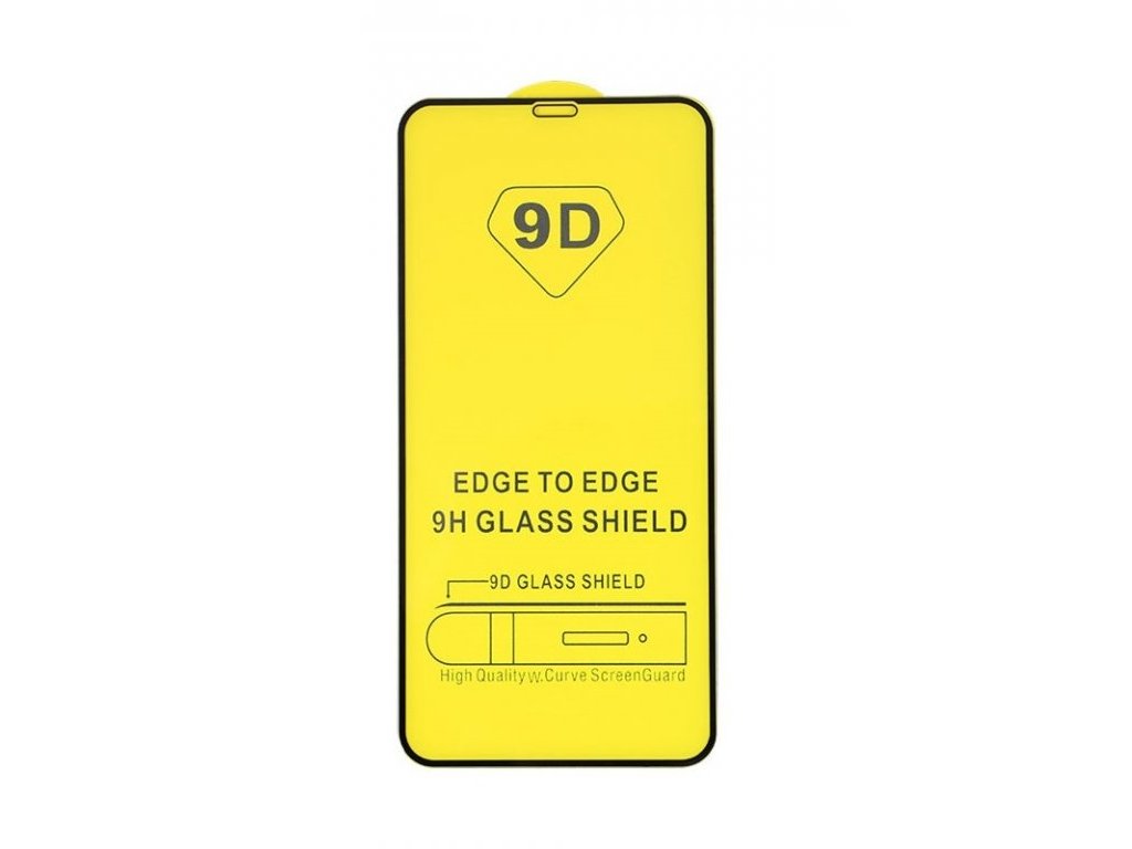 Levně 9D Tvrzené sklo pro iPhone 5 - černé RI1235