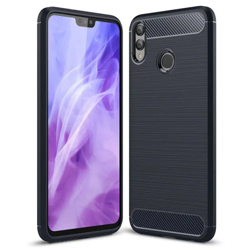 Levně Silikonový obal CARBON pro Huawei P Smart 2020 - černý