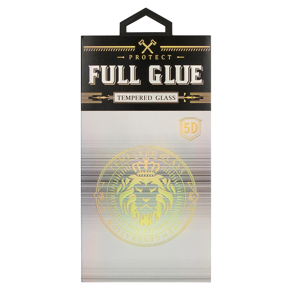 Levně Hard Full Glue 5D Tvrzené sklo pro HUAWEI Y5 2019 - černé TT3508