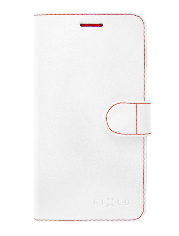 Levně Pouzdro typu kniha FIXED FIT pro Huawei Y7 - bílé
