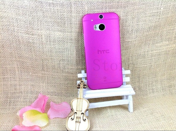 Levně Ultratenký kryt pro HTC One 2 M8 - růžový
