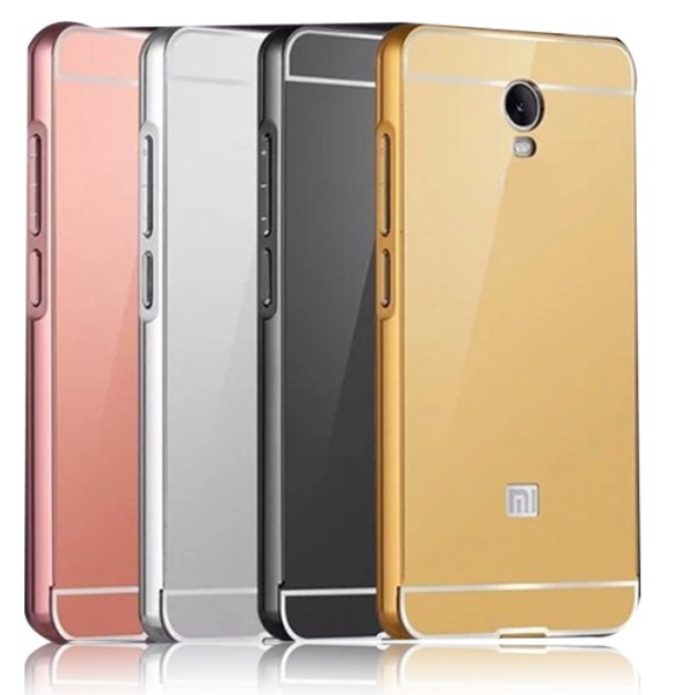 Howanni Hliníkový kryt MIRROR pro Sony Xperia XZ1 - zlatý