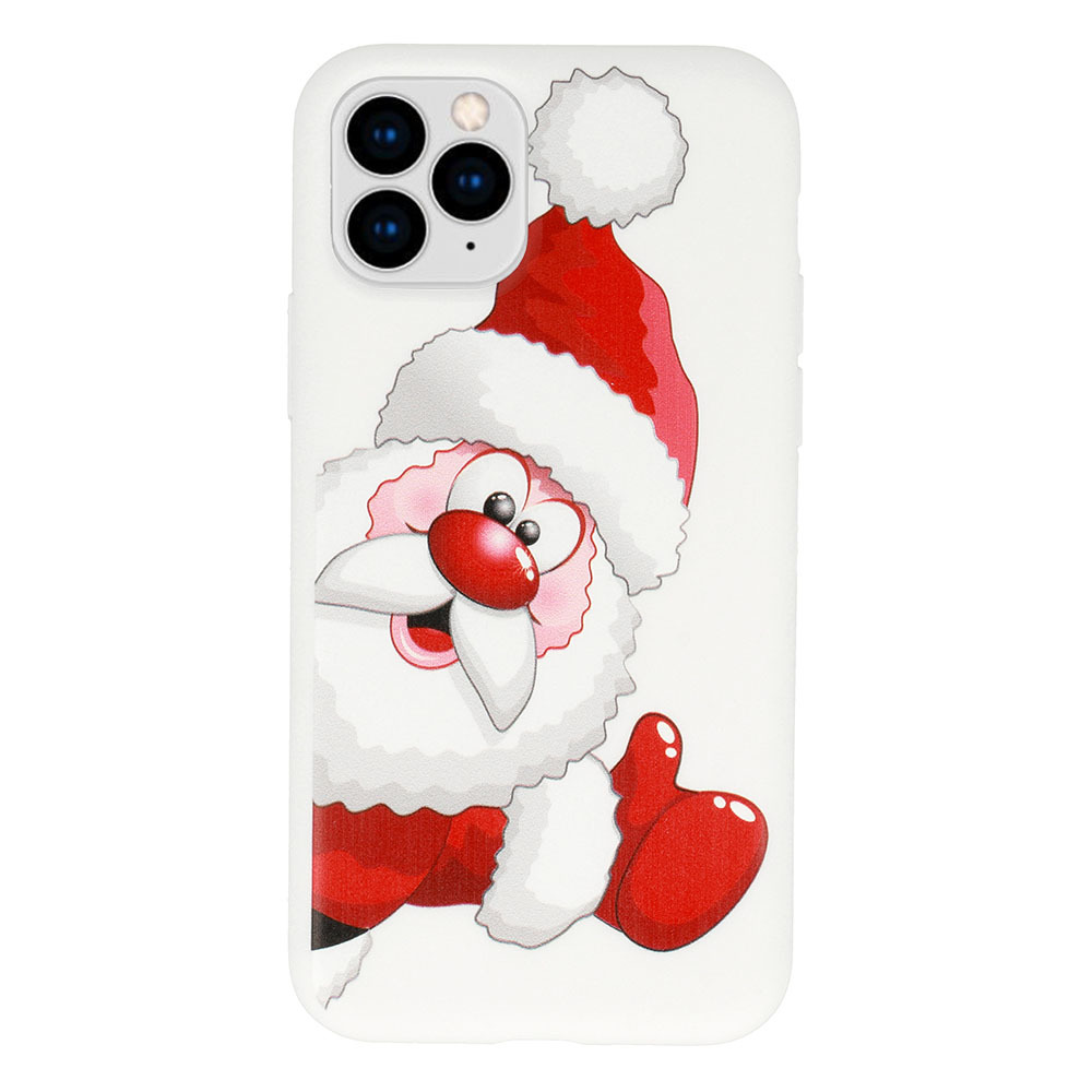 Levně Tel Protect Vánoční pouzdro Christmas pro iPhone 12/ iPhone 12 Pro - vzor 4 Santa