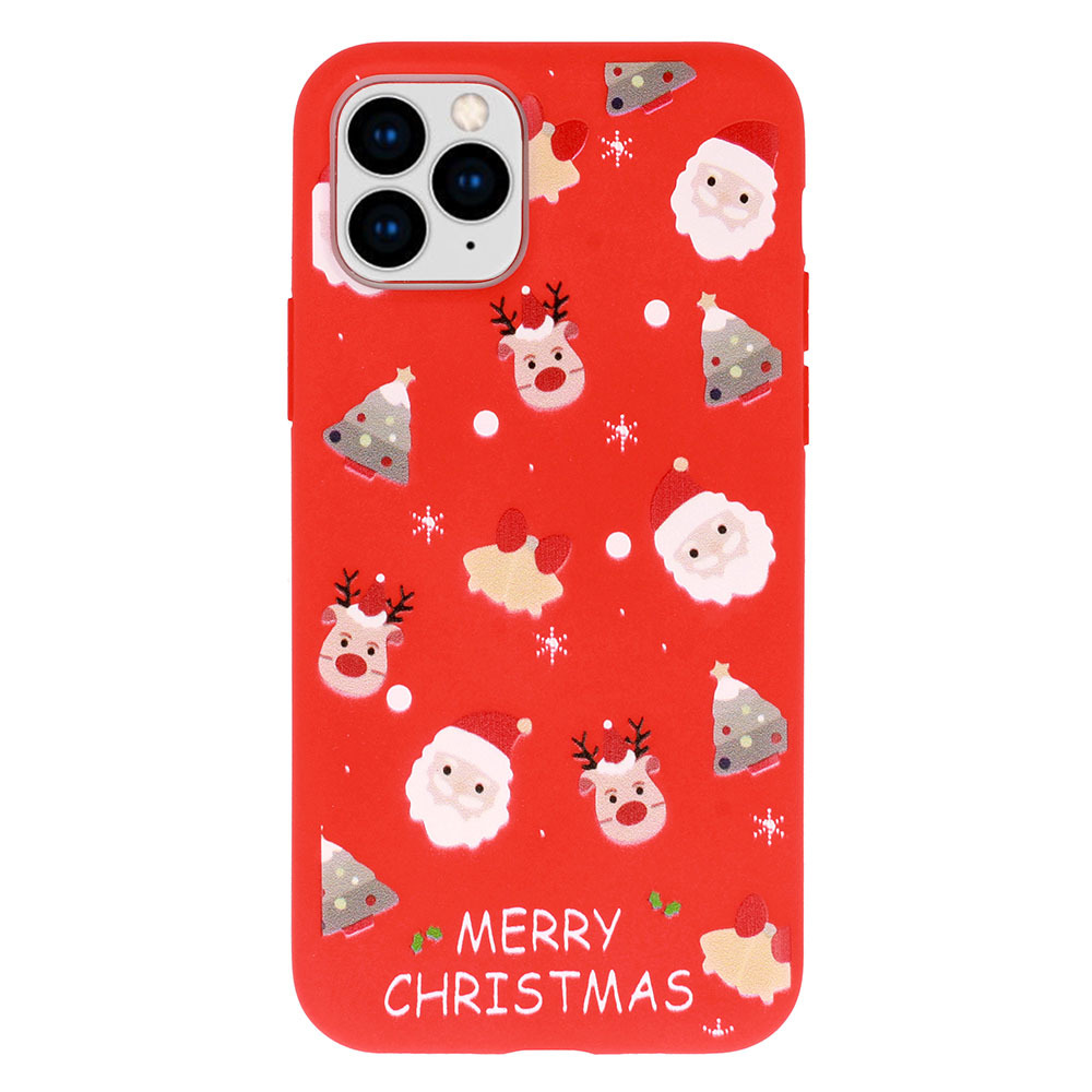 Levně Tel Protect Vánoční pouzdro Christmas pro iPhone 12/ iPhone 12 Pro - vzor 8 veselé Vánoce