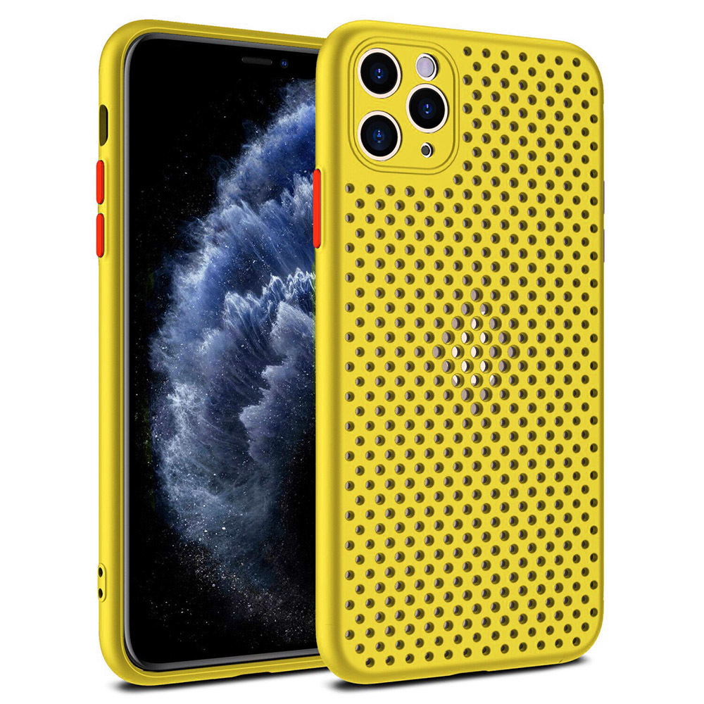 Levně Tel Protect Breath pouzdro pro iPhone 11 Pro - žlutá