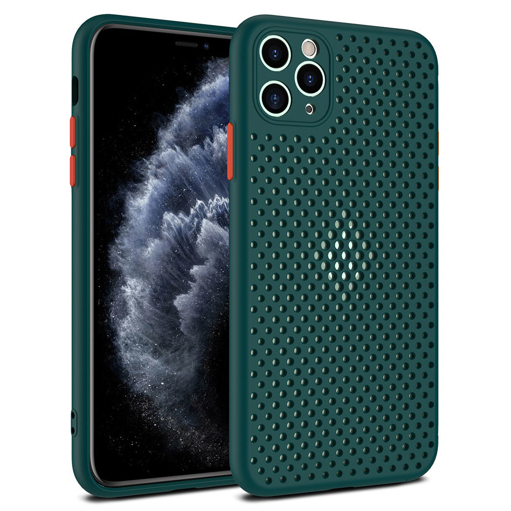 Levně Tel Protect Breath pouzdro pro iPhone 12/ iPhone 12 Pro - zelená