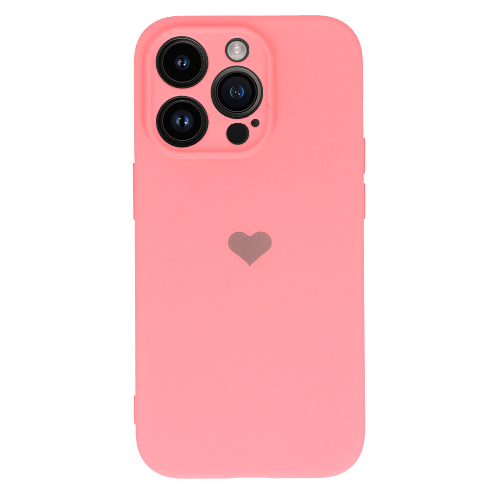 Levně Vennus Valentýnské pouzdro Heart pro iPhone 14 Plus - růžové