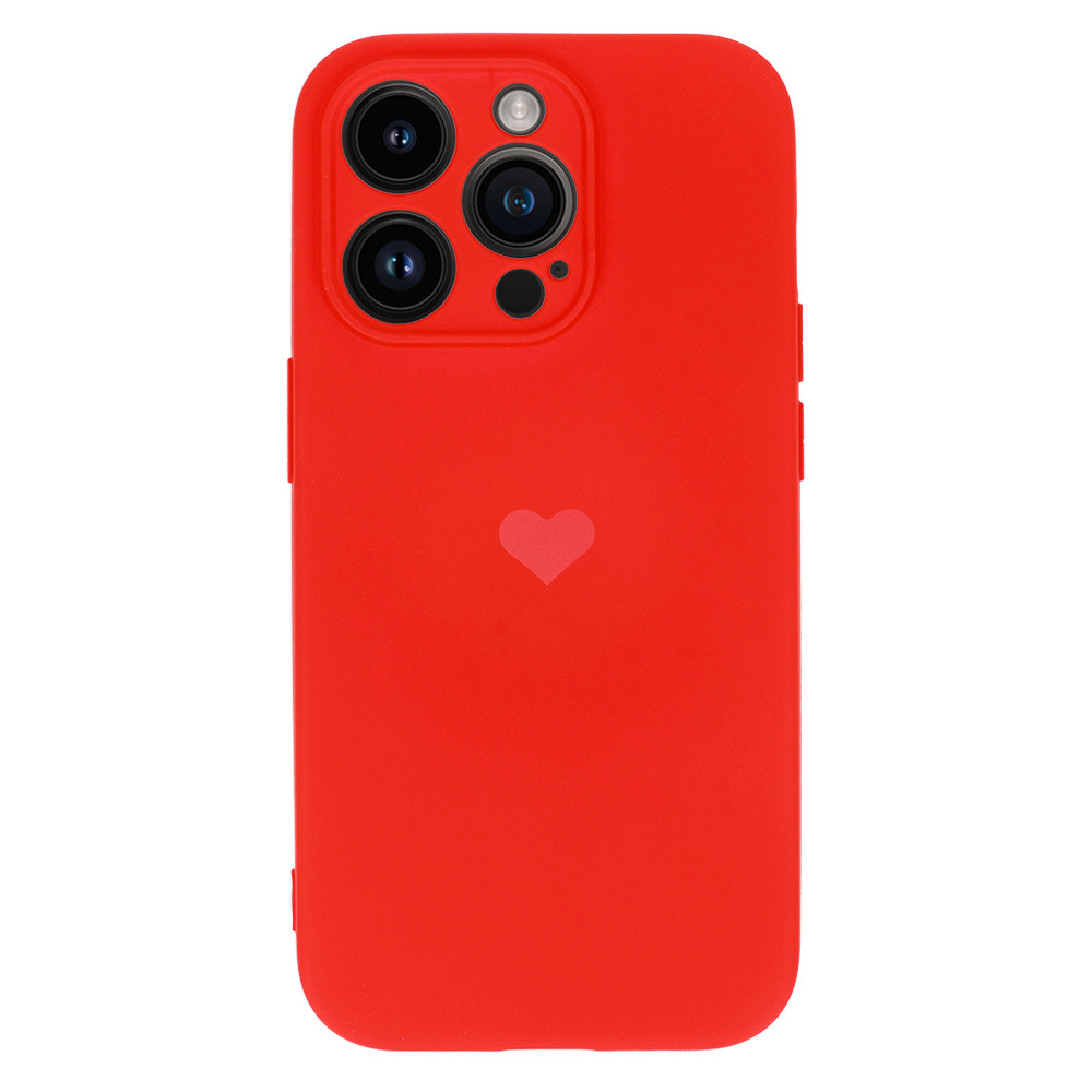 Levně Vennus Valentýnské pouzdro Heart pro iPhone 14 Pro Max - červené