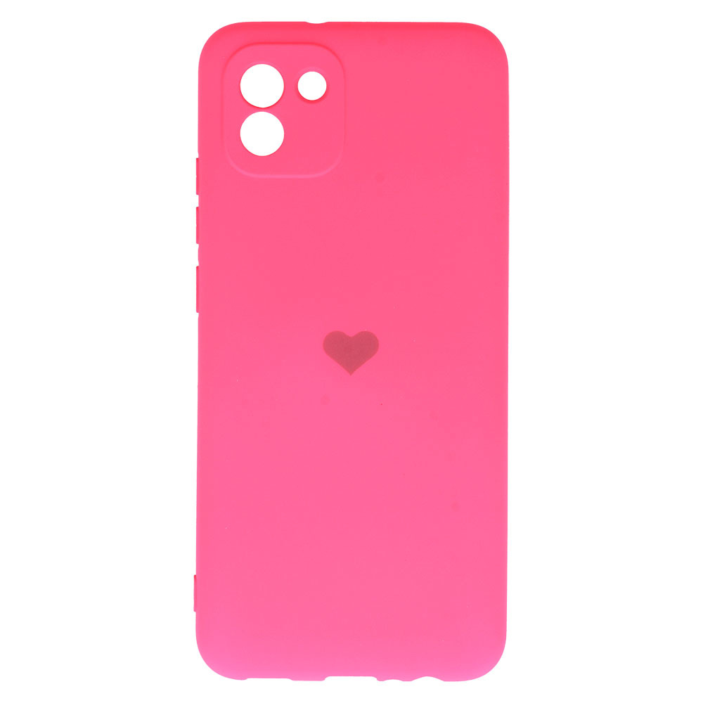 Levně Vennus Valentýnské pouzdro Heart pro Samsung Galaxy A03 - fuchsiové