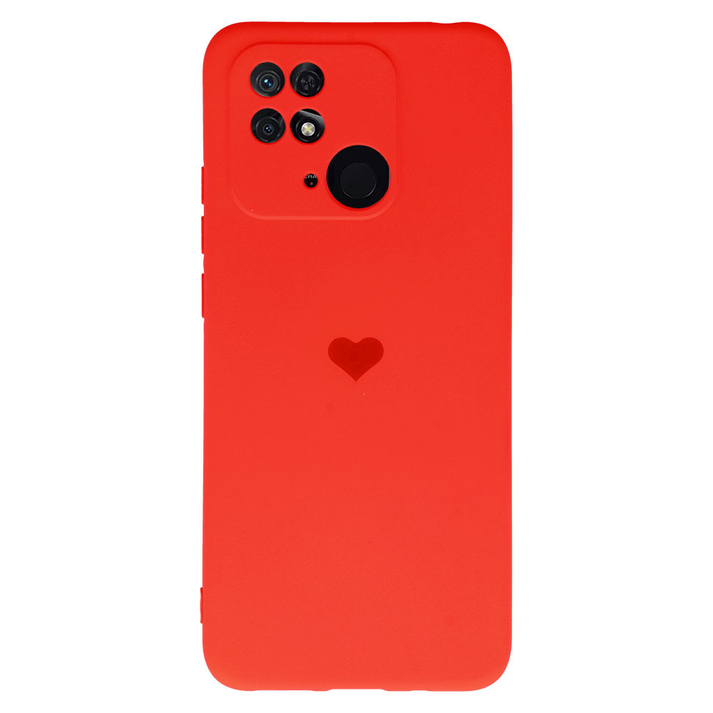 Levně Vennus Valentýnské pouzdro Heart pro Xiaomi Redmi 10C - červené