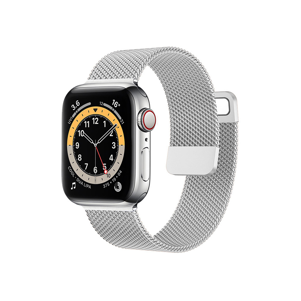 Levně Case4mobile Řemínek Milanese pro Apple Watch 42/44/45/49 mm - stříbrný