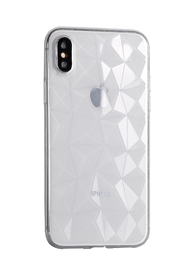Levně Silikonový obal Prism Diamond pro HUAWEI P SMART - transparentní
