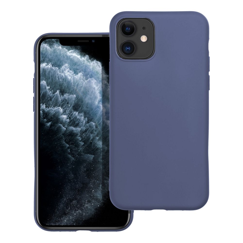 Levně Case4Mobile Silikonový obal MATT pro IPHONE 11 Pro - modrý