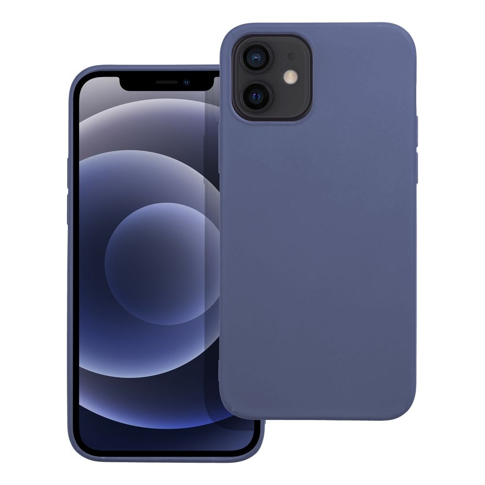Levně Case4Mobile Silikonový obal MATT pro IPHONE 12 / 12 Pro - modrý