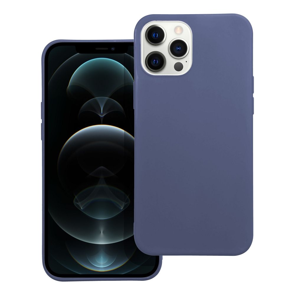 Levně Case4Mobile Silikonový obal MATT pro IPHONE 12 Pro Max - modrý