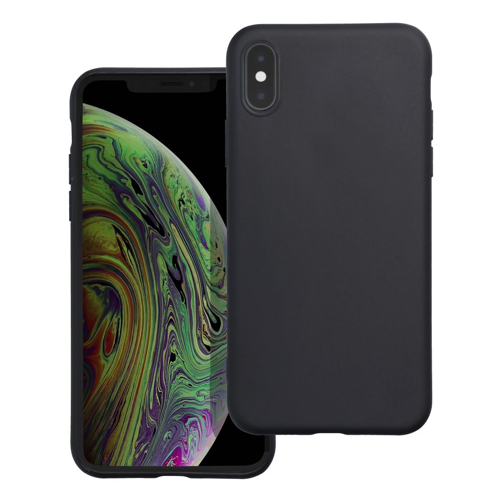 Levně Case4Mobile Silikonový obal MATT pro IPHONE XS Max - černý