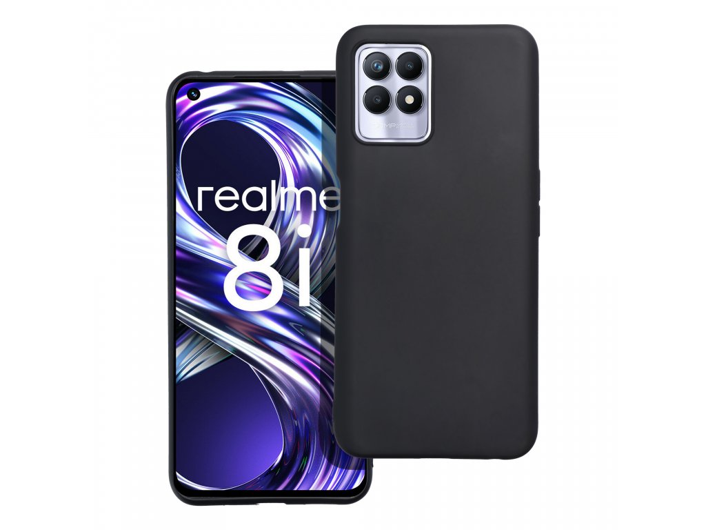 Levně Case4Mobile Silikonový obal MATT pro REALME 8i - černý