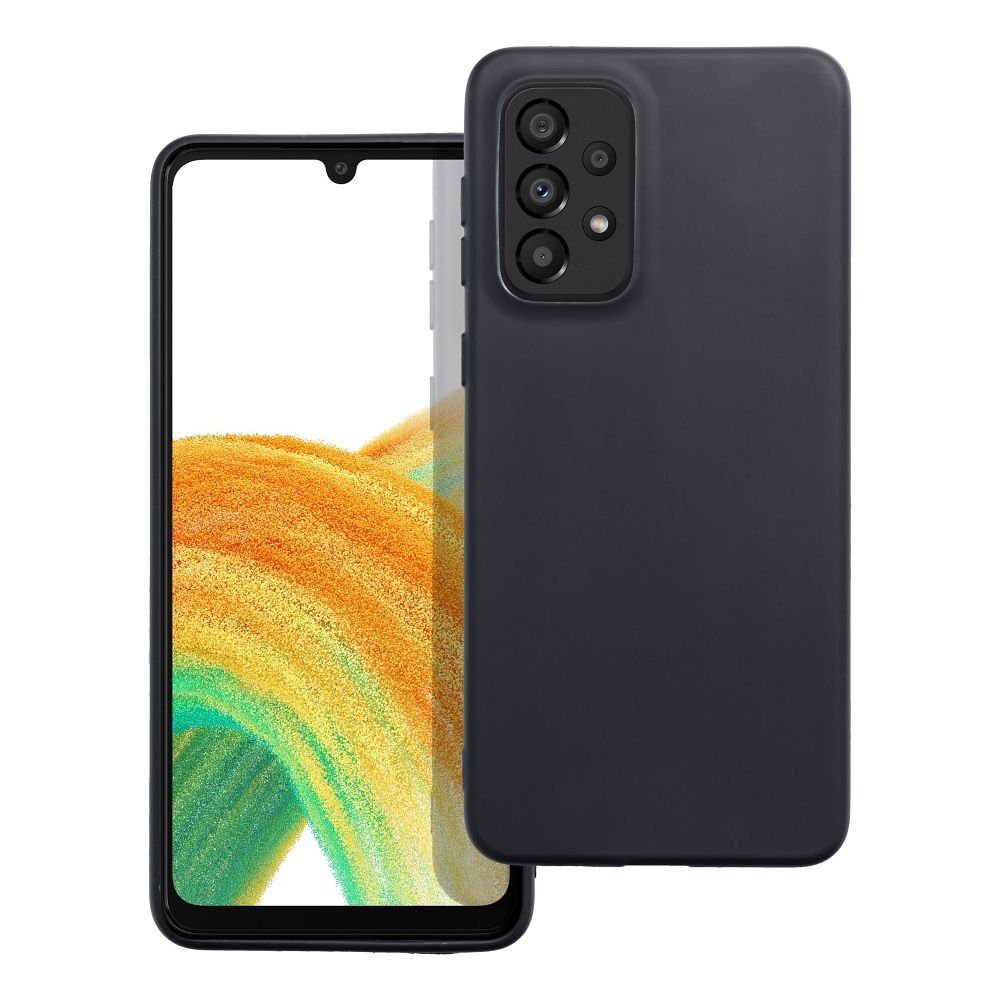 Levně Case4Mobile Silikonový obal MATT pro Samsung Galaxy A33 5G - černý