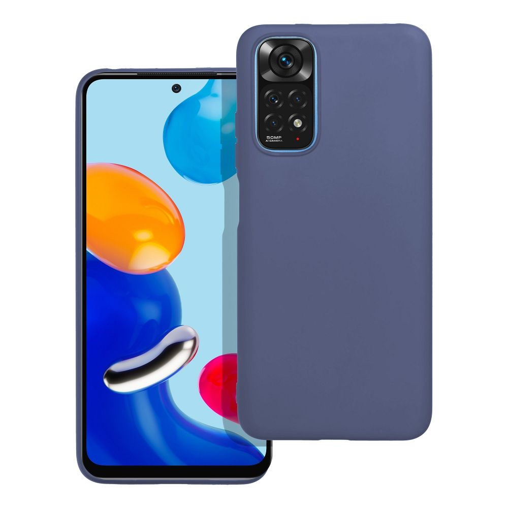 Levně Case4Mobile Silikonový obal MATT pro Xiaomi Redmi Note 11, Redmi Note 11S, Redmi Note 11S 5G - modrý