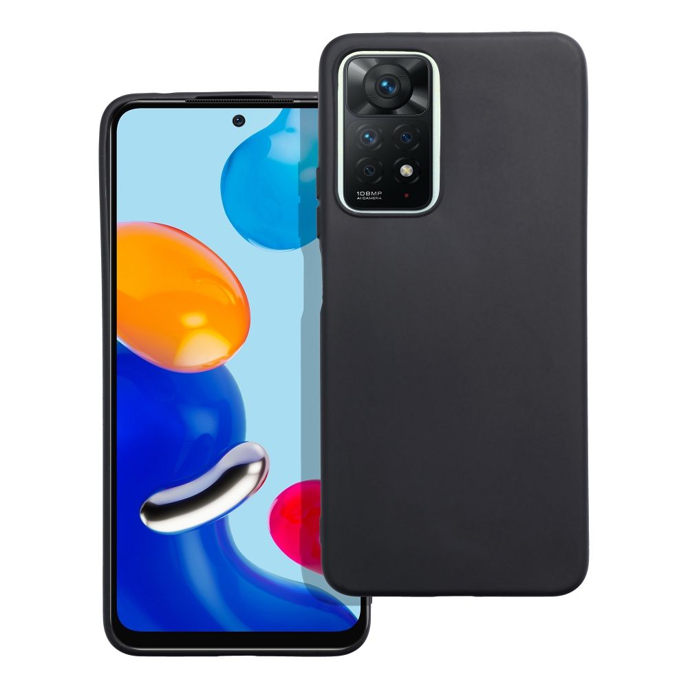 Levně Case4Mobile Silikonový obal MATT pro Xiaomi Redmi Note 11 Pro+ 5G - černý