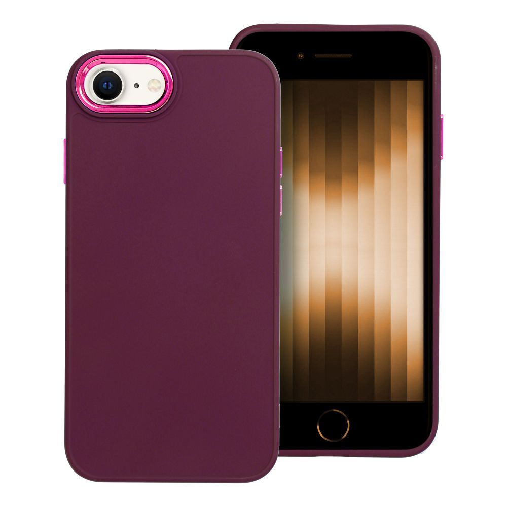 Levně Case4Mobile Pouzdro FRAME pro iPhone 7 /8 /SE 2020 /SE 2022 - fialové