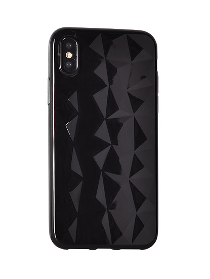 Levně Silikonový obal Prism Diamond pro HUAWEI P20 - černý